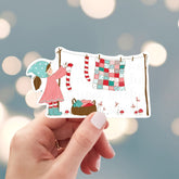 Laundry Clothing Vinyl Sticker